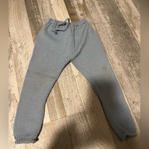 100 wool knitted toddler pants